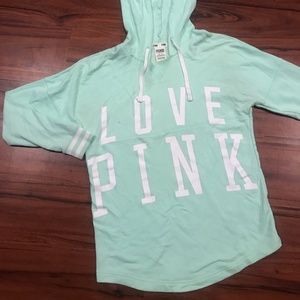 Victoria’s Secret PINK light green sweatshirt